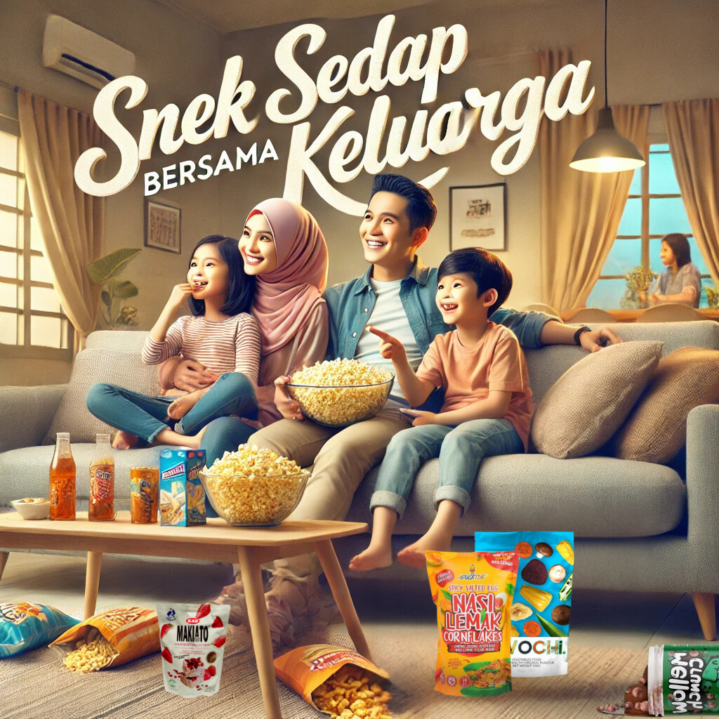 Snek sedap bersama keluarga