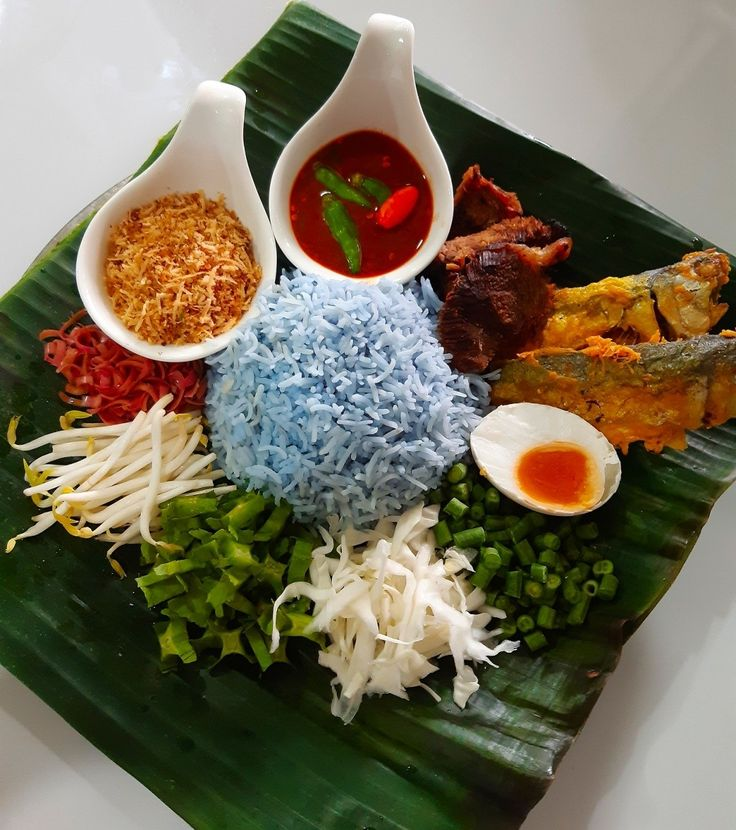 Nasi Kerabu Bunga Telang